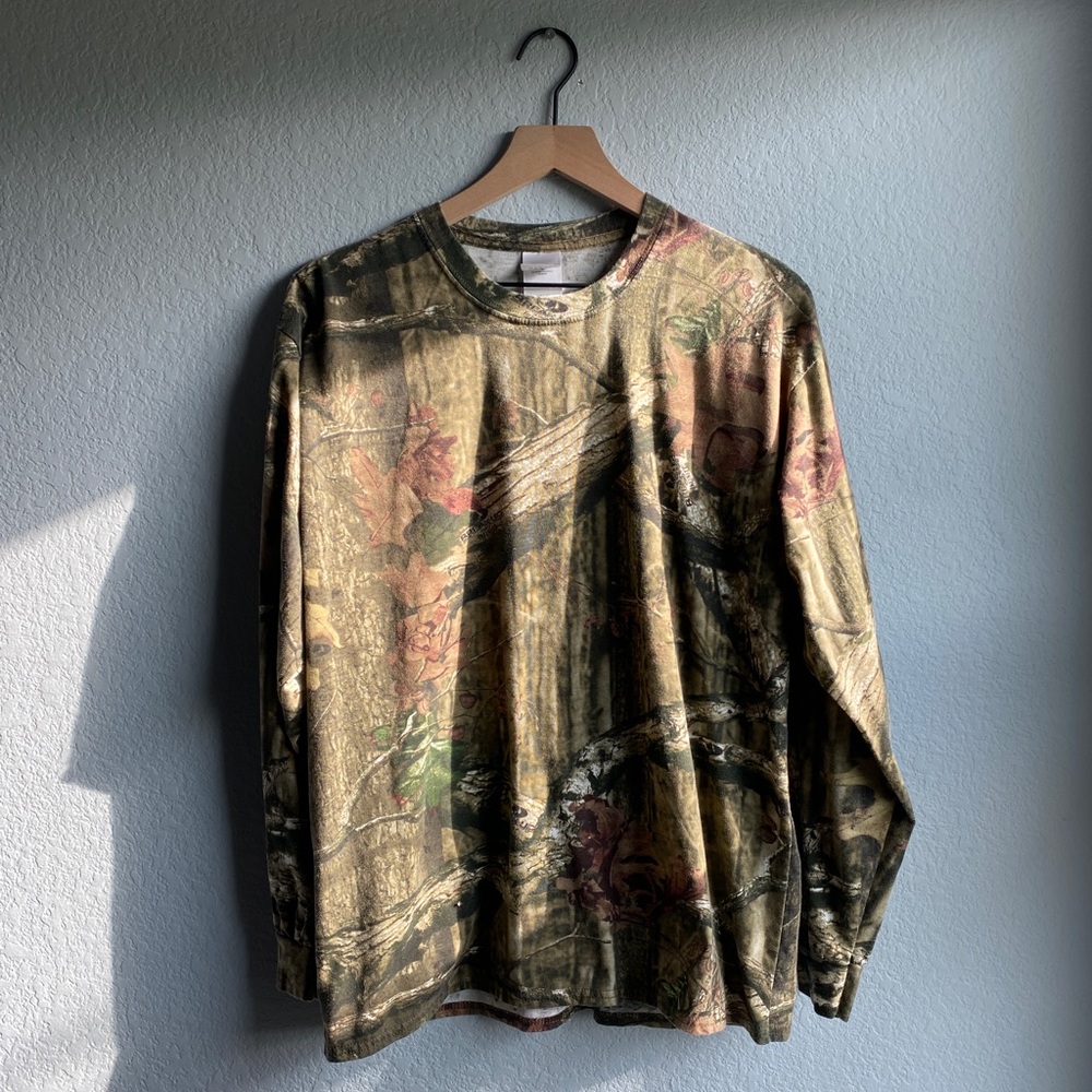 Mossy Oak Camouflage Long Sleeve Large - Like New
